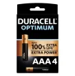 DURACELL - OPTIMUM 200 PILA ALCALINA AAA LR03 BLISTER4 DURACELL - OPTIMUM 200 PILA ALCALINA AAA LR03 BLISTER4