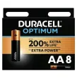 DURACELL - OPTIMUM 200 ALKALINE BATTERY AA LR6 8 UNIT DURACELL - OPTIMUM 200 ALKALINE BATTERY AA LR6 8 UNIT