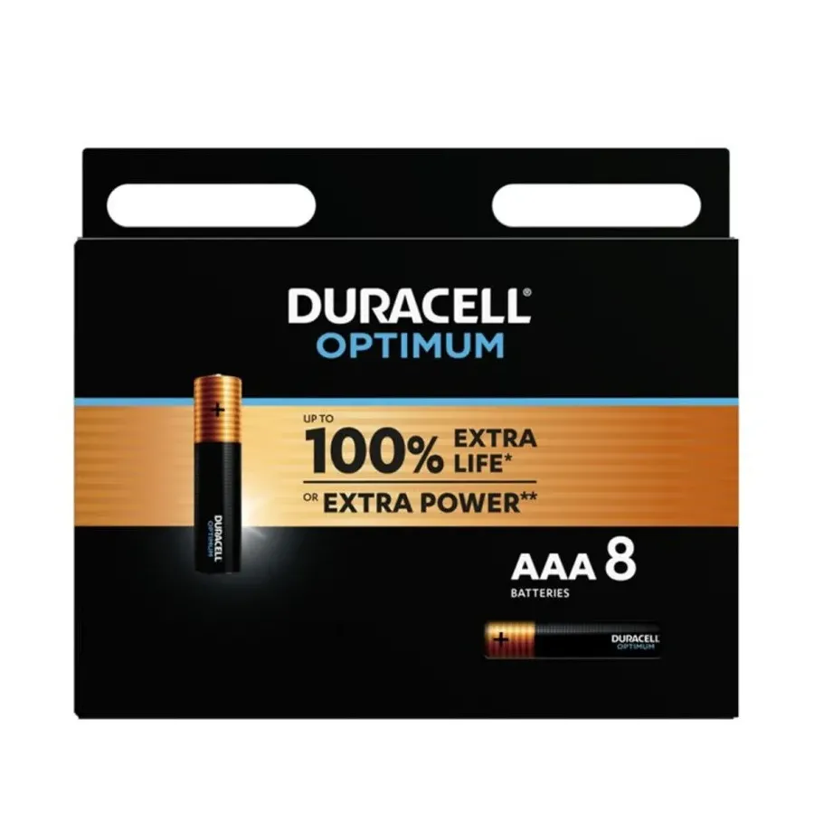 DURACELL - OPTIMUM PILA ALCALINA AAA LR03 BLISTER8 DURACELL - OPTIMUM PILA ALCALINA AAA LR03 BLISTER8