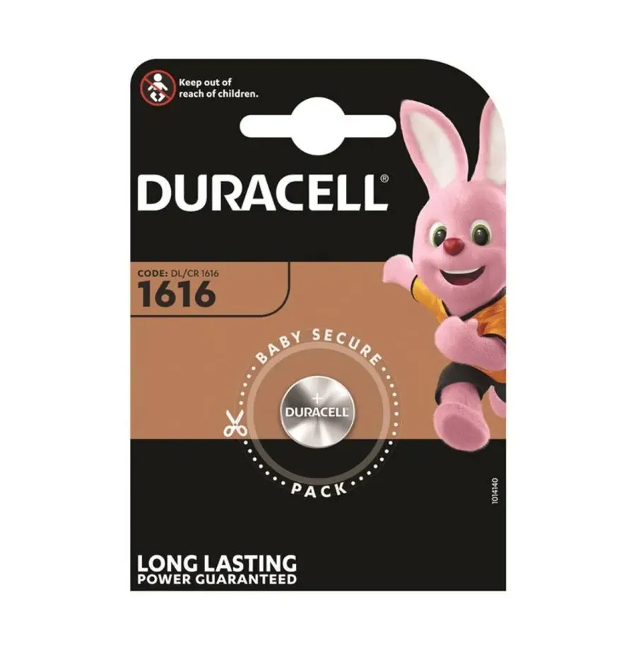 DURACELL - PILE BOUTON LITIO CR1616 3V 1 UNIT