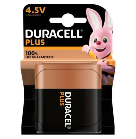 DURACELL - PLUS POWER 100 ALKALINE BATTERY 4.5V 3LR12 BLISTER1