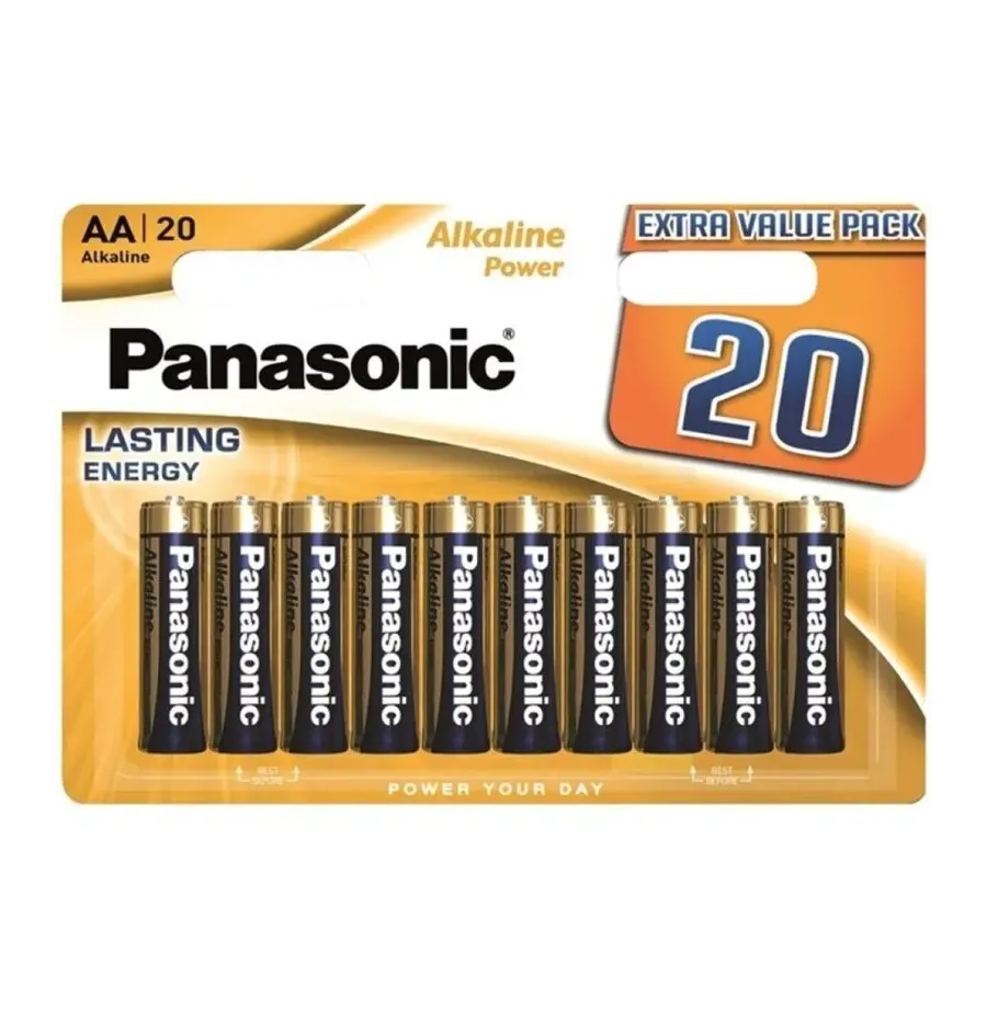 PANASONIC - BLISTER DE PILE AA ALCALINE BRONZE LR620