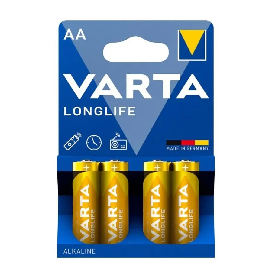 VARTA - LONGLIFE PILA ALCALINA AA LR6 BLISTER4