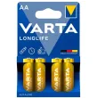 VARTA - PILES ALCALINES LONGUE DURÉE AA LR6 BLISTER4