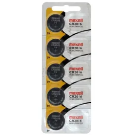 MAXELL - CR2016 3V BATTERIA A BOTTONE AL LITIO BLISTER5