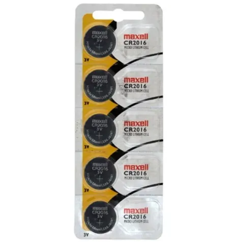 MAXELL - CR2016 3V PILE BOUTON AU LITHIUM BLISTER5