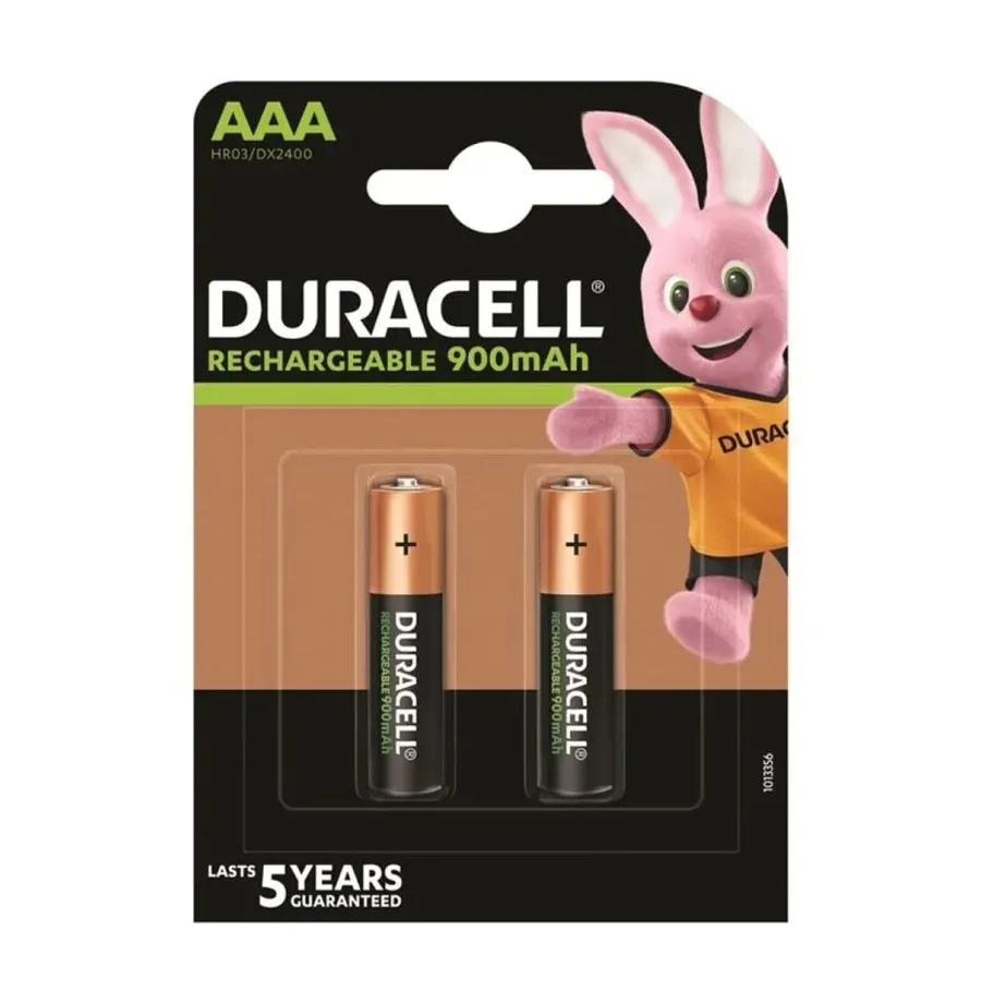 DURACELL - BATTERIE RECHARGEABLE HR03 AAA 900mAh 2 UNIT