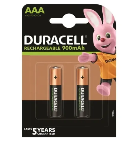 DURACELL - BATTERIA RICARICABILE HR03 AAA 900mAh 2 UNIT