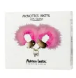 ADRIEN LASTIC - METAL HANDCUFFS WITH PINK FEATHERS ADRIEN LASTIC - METAL HANDCUFFS WITH PINK FEATHERS