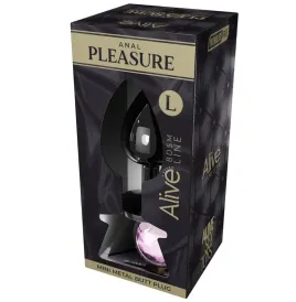 ALIVE - ANAL PLEASURE MINI PLUG METALL ROSA GRÖSSE L