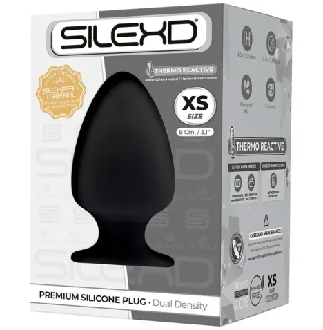 SILEXD - MODEL 1 ANAL PLUG PREMIUM SILEXPAN SILICONE PREMIUM THERMOREACTIVE SIZE XS