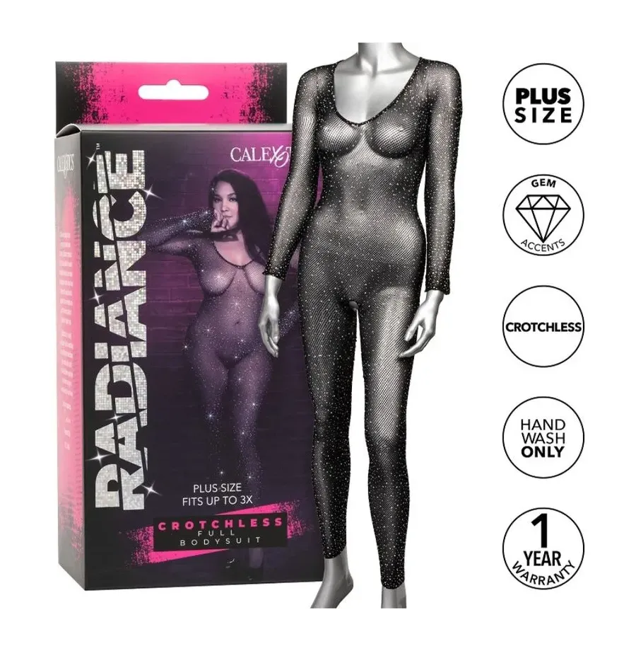 CALEXOTICS - RADIANCE BODY INTERO SENZA CAVALLETTO RHINE TAGLIA PLUS CALEXOTICS - RADIANCE BODY INTERO SENZA CAVALLETTO RHINE TAGLIA PLUS