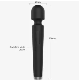 ARMONY - X POWER GROSSER MASSAGER and VIBRATOR 7 VIBRATIONEN SCHWARZ