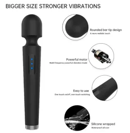 ARMONY - X POWER LARGE MASSAGER and VIBRATOR 7 VIBRATIONS BLACK