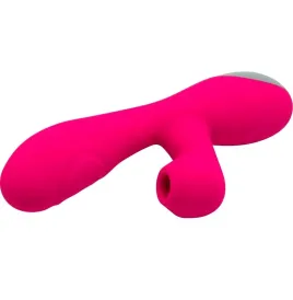 ALIVE - CARIBBEAN SHINE VIBRATEUR ET VENTOUSE FUCHSIA