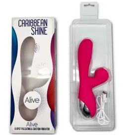 ALIVE - CARIBBEAN SHINE VIBRATOR and SAUGNÄPFE PINK