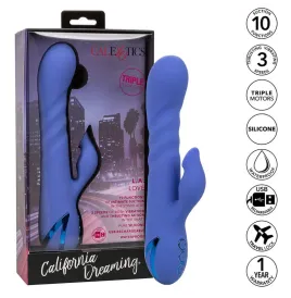 CALEXOTICS - L.A LOVE VIBRATOR and SUCTION BLUE BY CALIFORNIA DREAMING