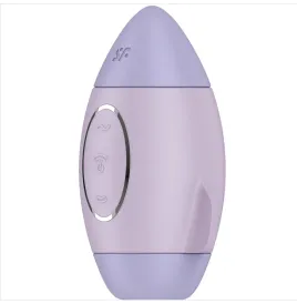 SATISFYER - MISSION CONTROL LILA VIBRADOR PEQUEÑO DE DOBLE IMPULSO