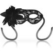 OHMAMA - MASCHERE MASCHERE IN PIZZO NERO E FIORI OHMAMA - MASCHERE MASCHERE IN PIZZO NERO E FIORI