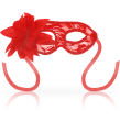 OHMAMA - MASCHERE MASCHERE CON PIZZO E FIORE ROSSO OHMAMA - MASCHERE MASCHERE CON PIZZO E FIORE ROSSO