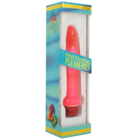 SEVEN CREATIONS - VIBRATORE ANALE JELLY ROSA SOTTILE