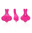 ARMONY - PINZAS PARA PEZONES MAGNÉTICA CON VIBRACIÓN FORMA CONEJO ROSA