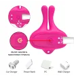 ARMONY - PINCES À TÉTONS MAGNÉTIQUES VIBRATOIRES EN FORME DE LAPIN ROSE ARMONY - PINCES À TÉTONS MAGNÉTIQUES VIBRATOIRES EN FORME DE LAPIN ROSE