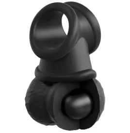 KING COCK - ELITE KIT HARNAIS RÉGLABLE DELUXE ANNEAU AVEC TESTICULES and GODE 20.3 CM
