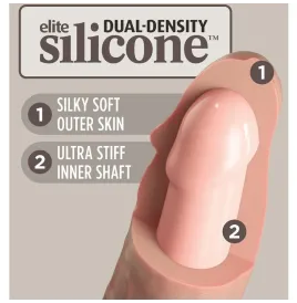 KING COCK - ELITE KIT HARNAIS RÉGLABLE DELUXE ANNEAU AVEC TESTICULES and GODE 20.3 CM