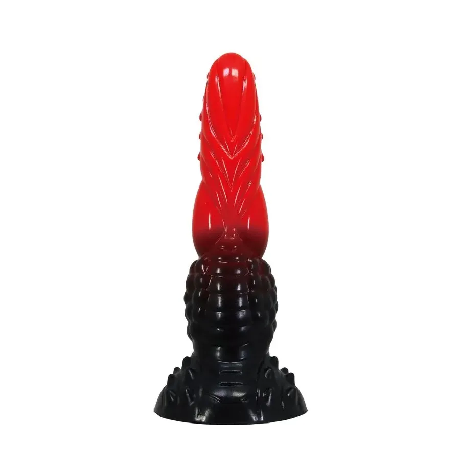 POWER MONSTERS - DILDO FANTASY DRAGO DI FUOCO CON VENTOSA 24,5 CM Ø 5,8 CM ROSSO E NERO POWER MONSTERS - DILDO FANTASY DRAGO DI FUOCO CON VENTOSA 24,5 CM Ø 5,8 CM ROSSO E NERO