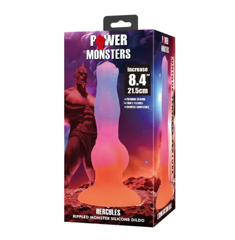 POWER MONSTERS - HERCULES FANTASY SILICONE DILDO 21.5 CM Ø 5 CM