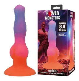 POWER MONSTERS - GODEMICHET EN SILICONE HERCULES FANTASY 21,5 CM Ø 5 CM