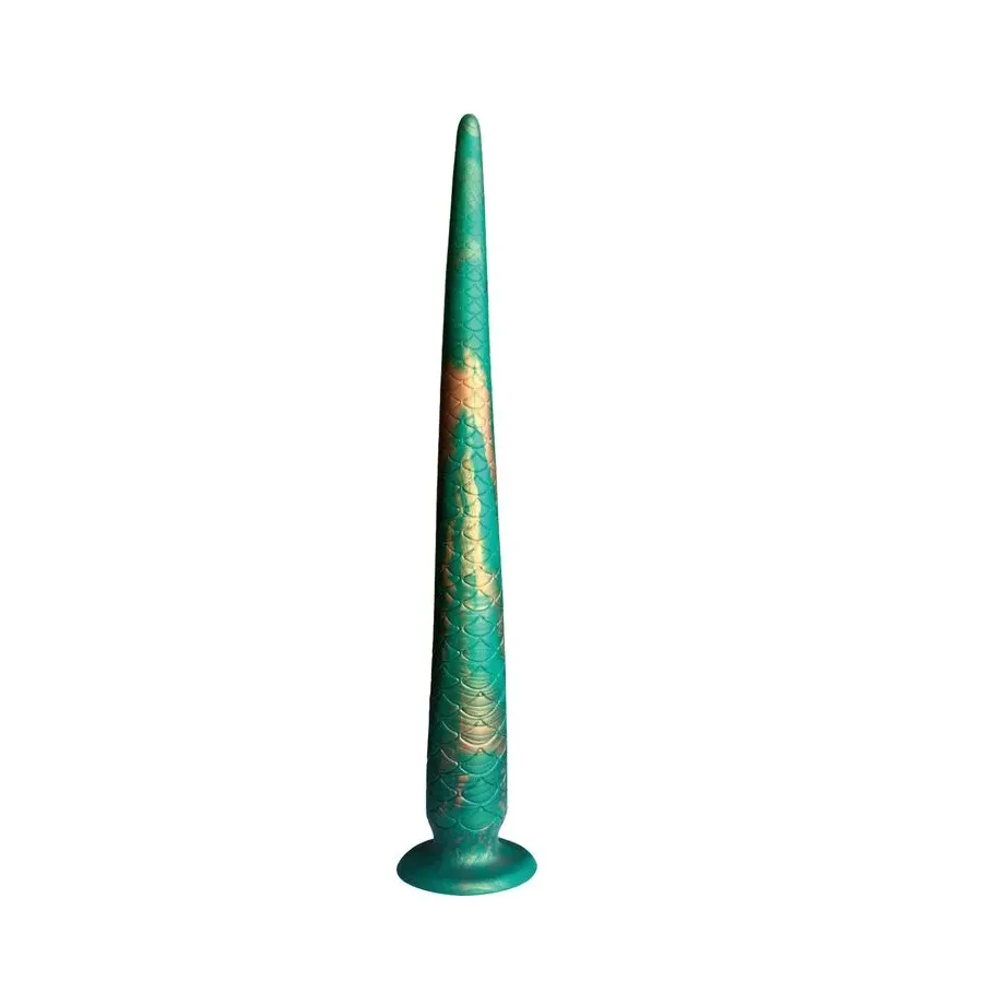 POWER MONSTERS - WILDWYRM TAIL BICOLOR FANTASY SILICONE DILDO 47 CM Ø 4 CM