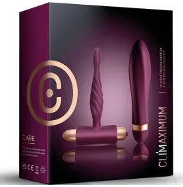 CLIMAXIMUM - KIT SFIDA VIBRATORE TWISTED PLUG ANALE PER PRINCIPIANTI