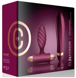 CLIMAXIMUM - DESIRE KIT TWISTED VIBRATOR ANAL PLUG