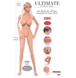 EXTREME TOYZ - PIPEDREAM EXTREME ULTIMATE FANTASY BAMBOLE KITTY 168 CM