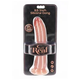 GET REAL - DONG IN SILICONE 21 CM PELLE