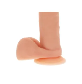 GET REAL - GODE EN SILICONE 20,5 CM AVEC BALLES PEAU