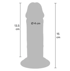 GET REAL - PÉNIS DE LUXE ÉPAIS DOUBLE DENSITÉ EN TPE 15 CM