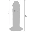 GET REAL - DILDO DELUXE DONG GRUESO DE DOBLE DENSIDAD TPE 20 CM GET REAL - DILDO DELUXE DONG GRUESO DE DOBLE DENSIDAD TPE 20 CM