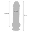 GET REAL - DELUXE REALISTIC PENIS WITH TESTICLES EXTRA THICK 31 CM GET REAL - DELUXE REALISTIC PENIS WITH TESTICLES EXTRA THICK 31 CM