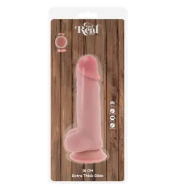 GET REAL - DELUXE REALISTIC PENIS WITH TESTICLES EXTRA THICK 31 CM