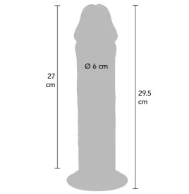 GET REAL - PÉNIS DE LUXE ÉPAIS DOUBLE DENSITÉ EN TPE 29,5 CM