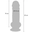 GET REAL - DELUXE REALISTIC PENIS WITH TESTICLES EXTRA THICK 23 CM GET REAL - DELUXE REALISTIC PENIS WITH TESTICLES EXTRA THICK 23 CM