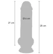 GET REAL - PENE REALÍSTICO DELUXE CON TESTÍCULOS EXTRA GRUESO 25 CM GET REAL - PENE REALÍSTICO DELUXE CON TESTÍCULOS EXTRA GRUESO 25 CM