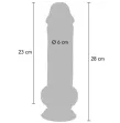 GET REAL - DELUXE REALISTIC PENIS WITH TESTICLES EXTRA THICK 28 CM GET REAL - DELUXE REALISTIC PENIS WITH TESTICLES EXTRA THICK 28 CM