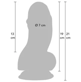 HIDDEN DESIRE - INFERNO FAT BOYS DILDO 19 CM