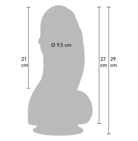 HIDDEN DESIRE - INFERNO GODEMICHET FAT BOYS 27 CM