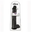 KING COCK - REALISTIC DILDO WITH TESTICLES 38 CM BLACK