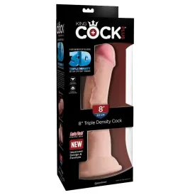 KING COCK - GODE TRIPLE DENSITÉ 21.6 CM